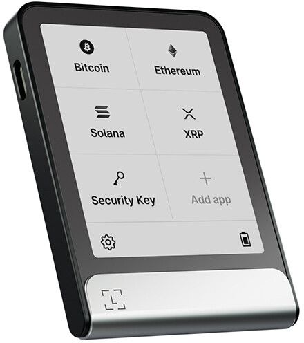 Ledger Flex Crypto Hardware Wallet - Svart/silver