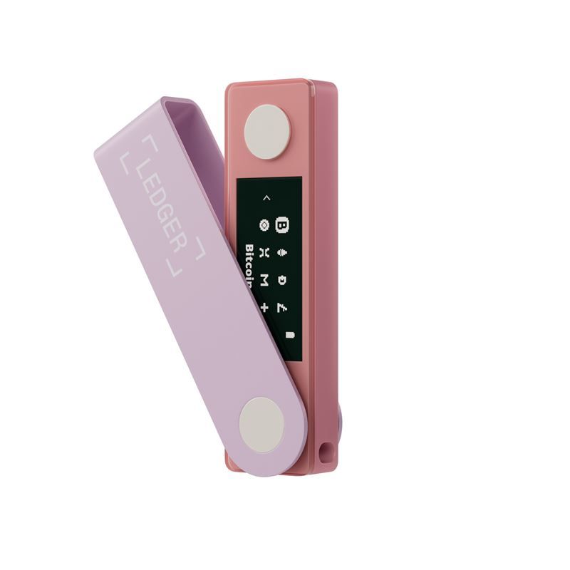 Ledger Nano X - maskinvare lommebok - Rosa