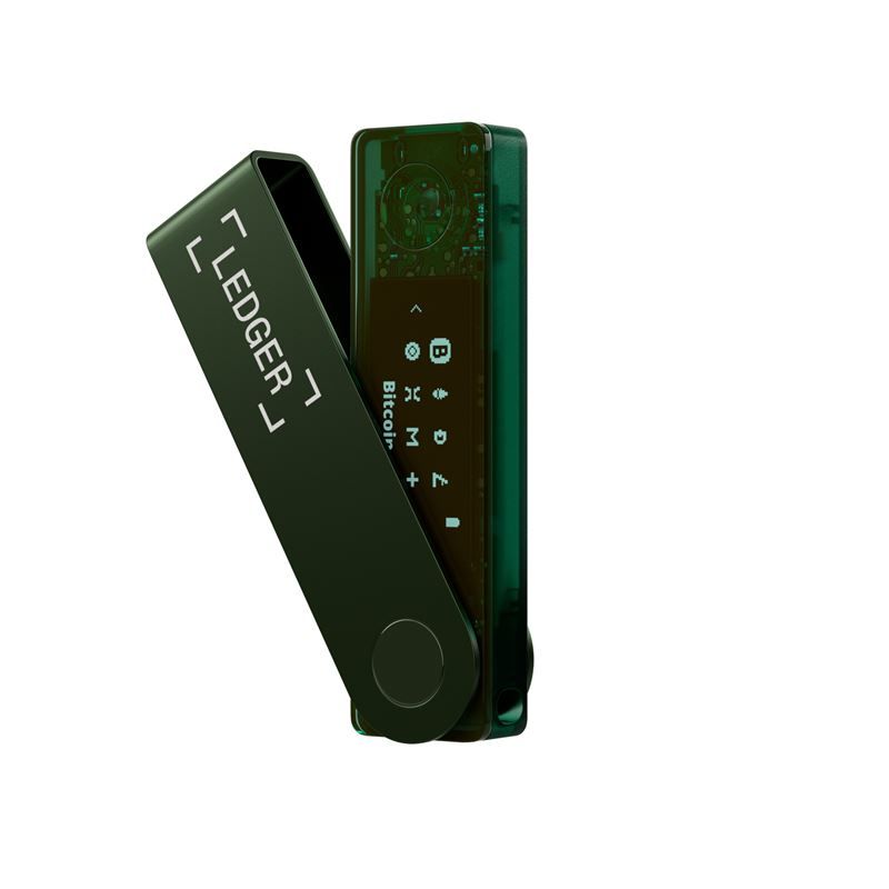Ledger Nano X Crypto Hardware Wallet - Emerald Green