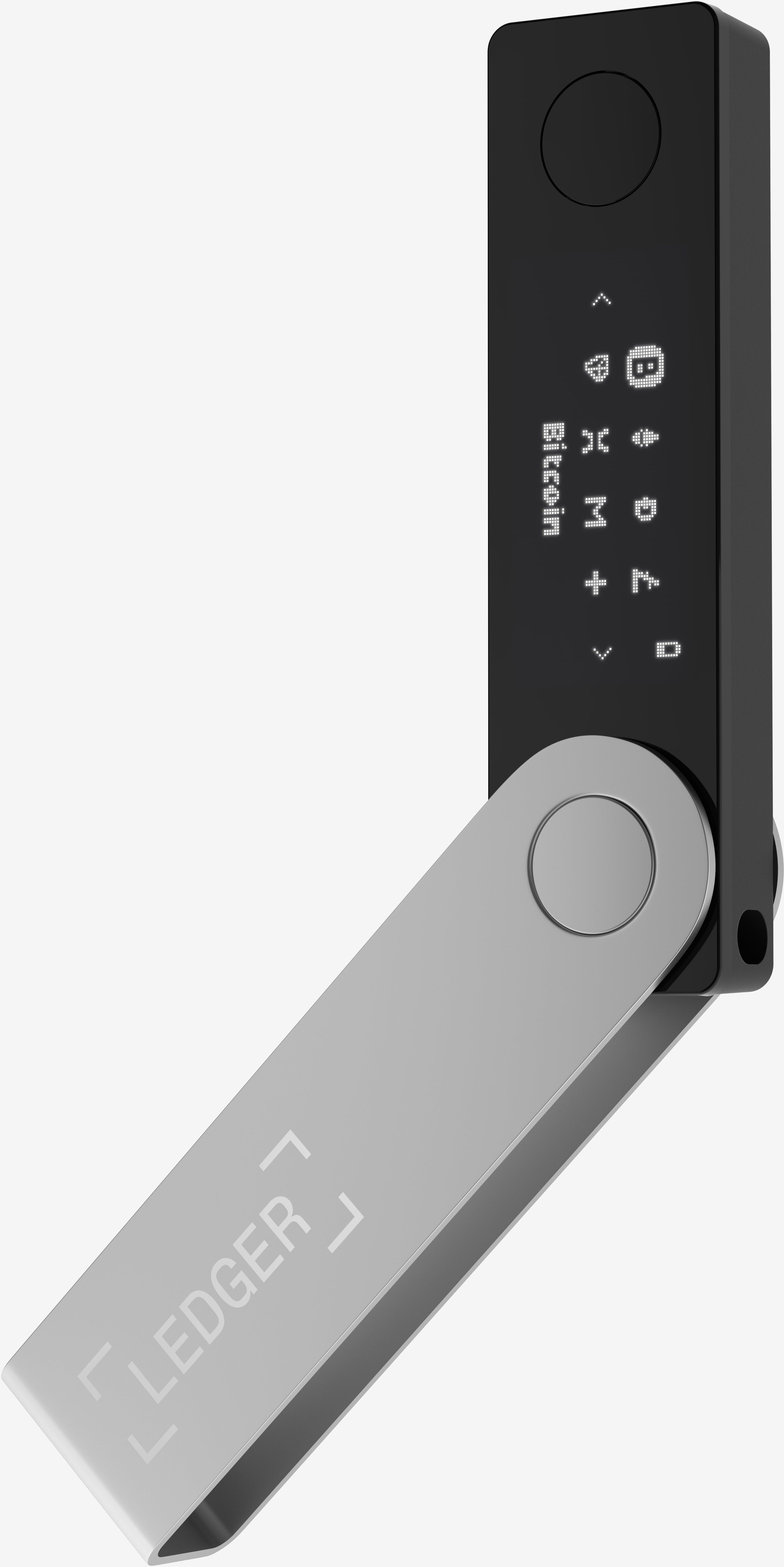 Ledger Nano X - maskinvare lommebok - Svart/silver