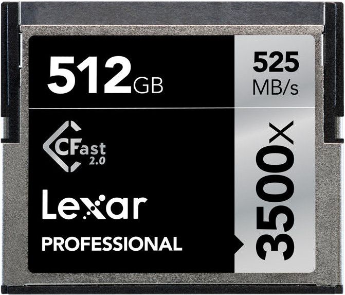 Lexar Professional 3500x CFast 2.0-kort - 512 gb