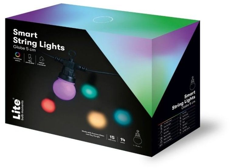 Lite Bulb Moments Smart lyskjede - Globe - Kule 5 cm