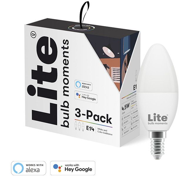 Lite Bulb Moments White & Color Ambience E14 - 3 -pakning