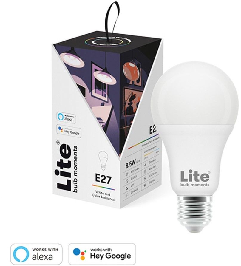 Lite Bulb Moments White & Color Ambience E27 - 1 -pakning