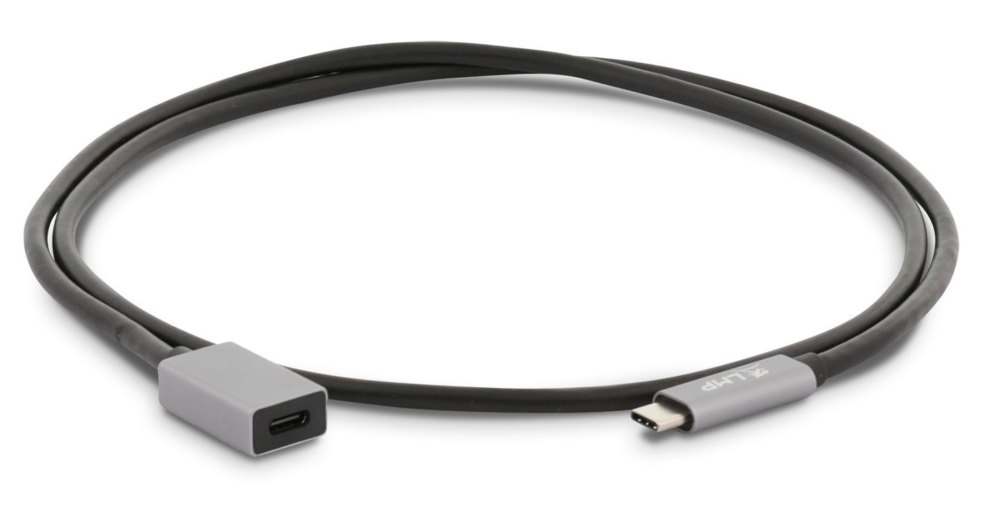 LMP USB-C til USB-C forlengelseskabel - Svart