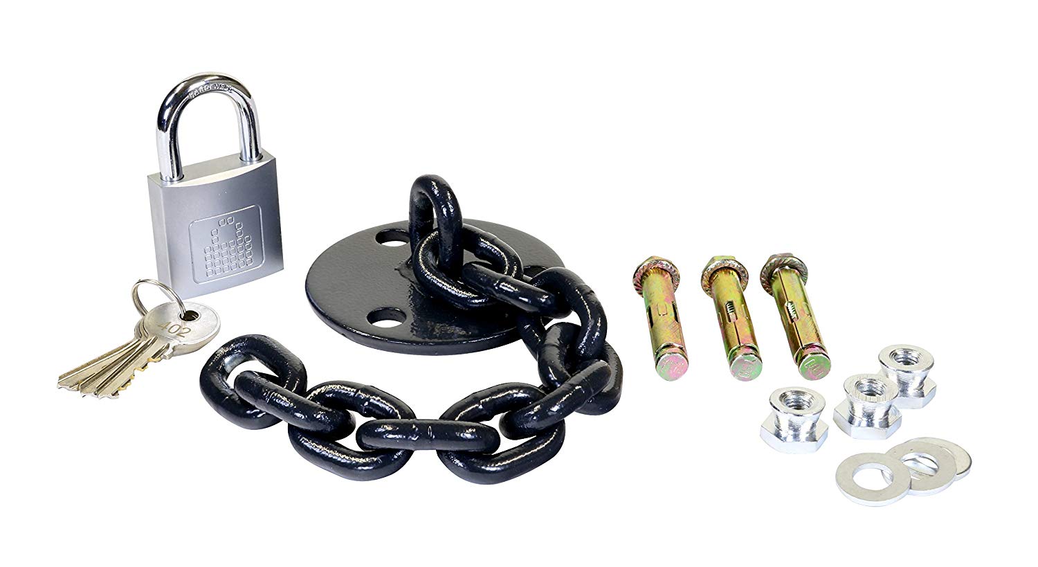 LocknCharge Carrier Lock Down Kit with Chains & Bolts