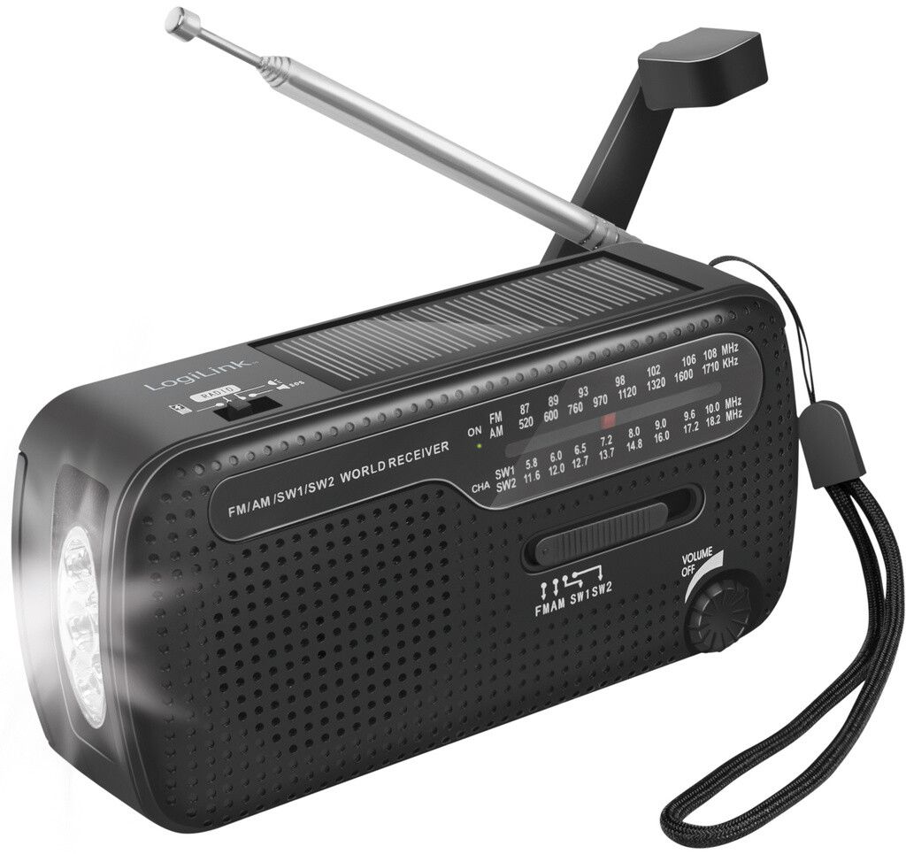 Emergency Hand Crank Radio from LogiLink