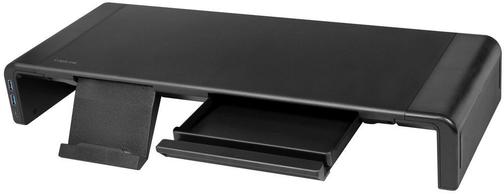 LogiLink BP0141, Multimedia-stativ, Sort, Metall, Plast, Universell, 25 kg, Manuell