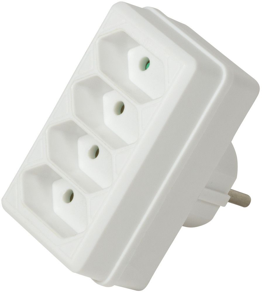 LogiLink med 4 eurokontakter