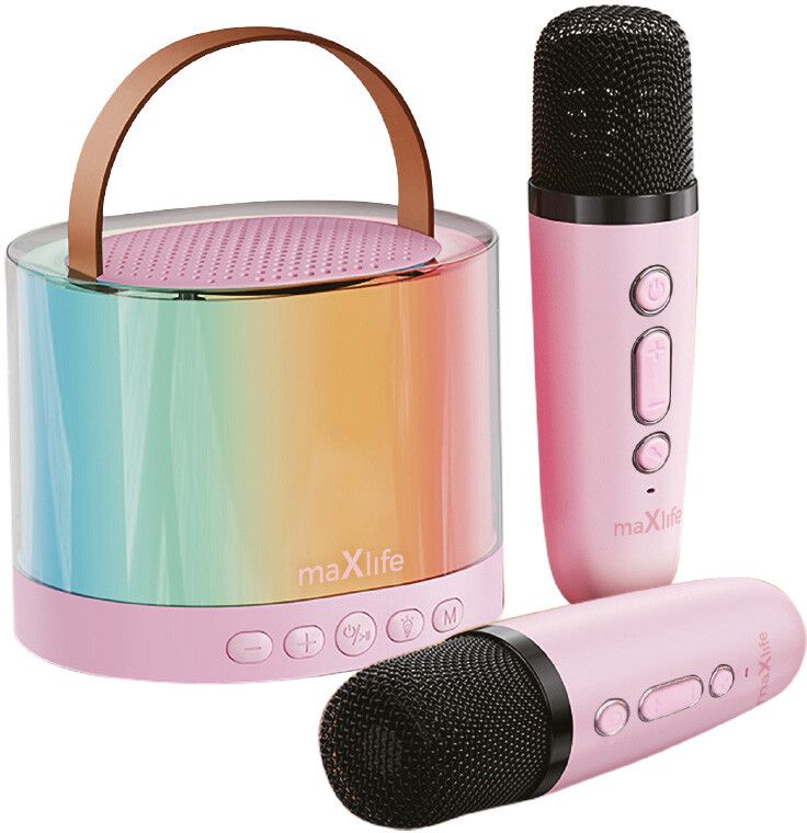 maXlife Karaoke-sett MXKS-200 - Rosa