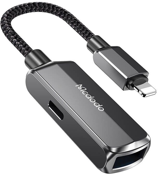 Mcdodo CA-2690 OTG 2-i-1-konverter Lightning til USB-A