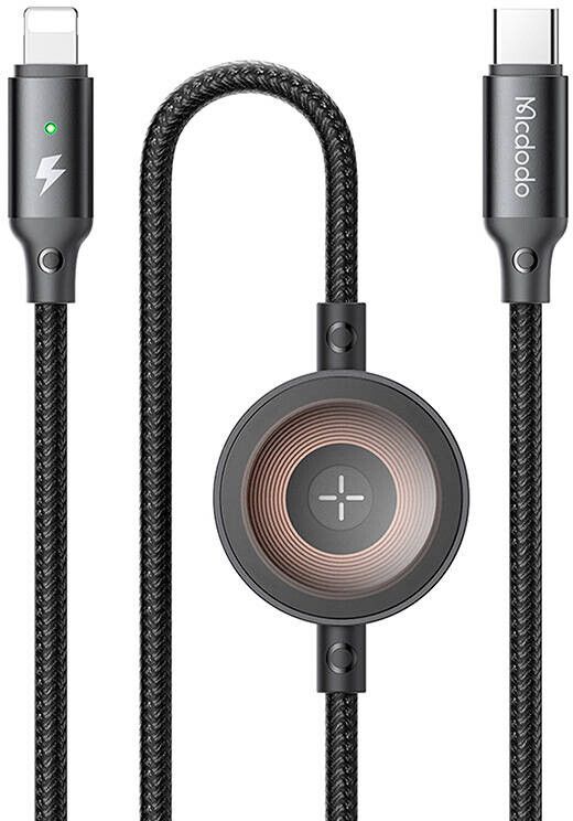 Mcdodo CA-5680 2-i-1 36W USB-C til Lightning-kabel + Apple Watch lader