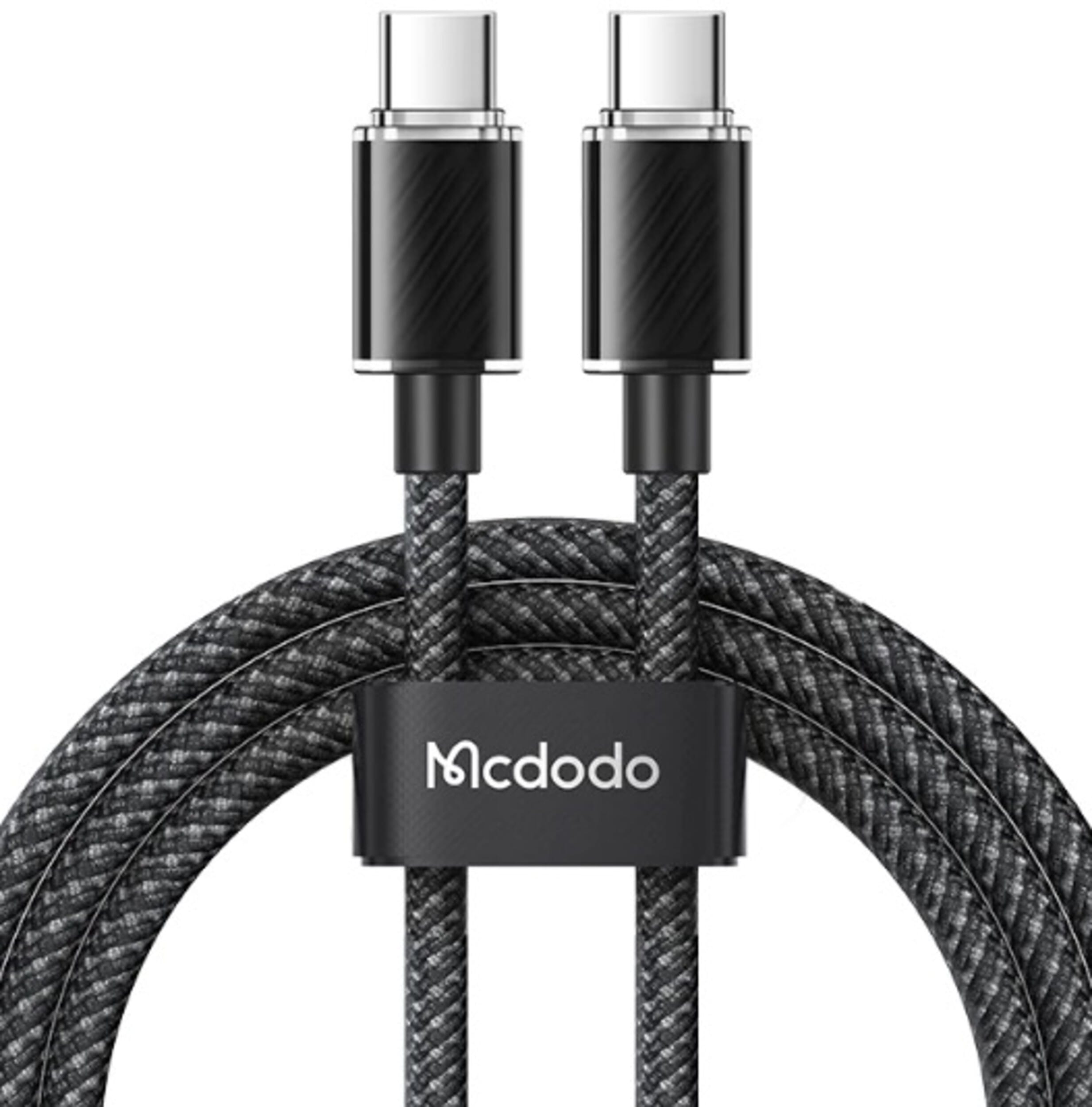 Mcdodo Dichromatic USB-C til USB-C-kabel 100W - Svart/1,2 meter