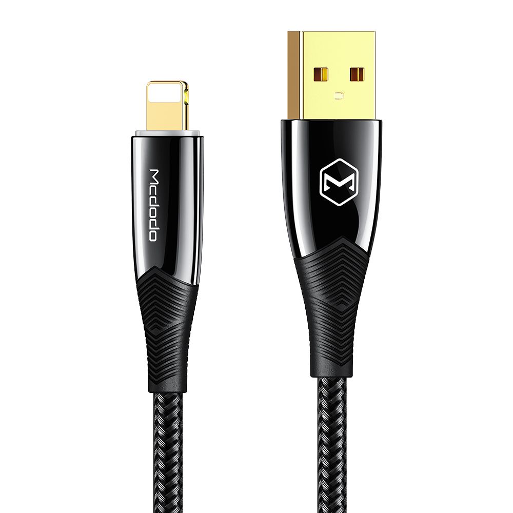 Mcdodo Shark USB-A til lynkabel - Svart