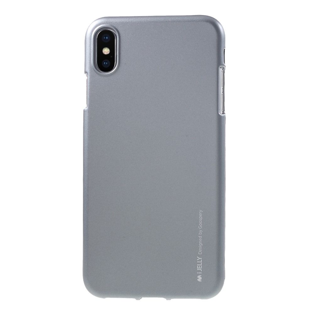Mercury Goospery Jelly Case (iPhone Xs Max) - Gray