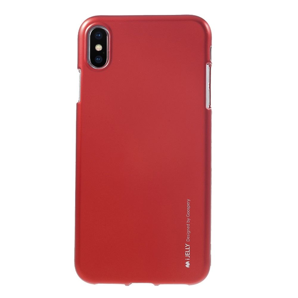 Mercury Goospery Jelly Case (iPhone Xs Max) - Rød