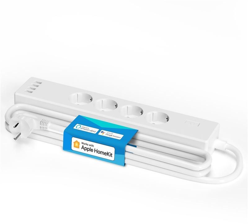 Meross Smart Wi-Fi Surge Protector med Apple HomeKit