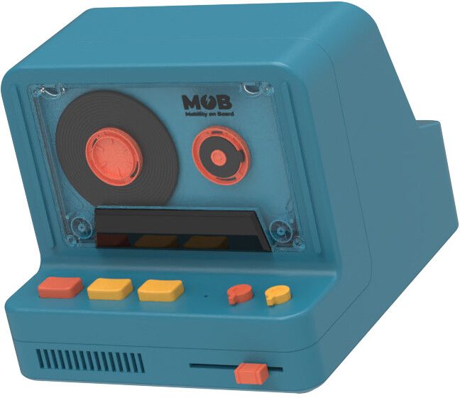 MOB Retro kamera høyttaler - Blå