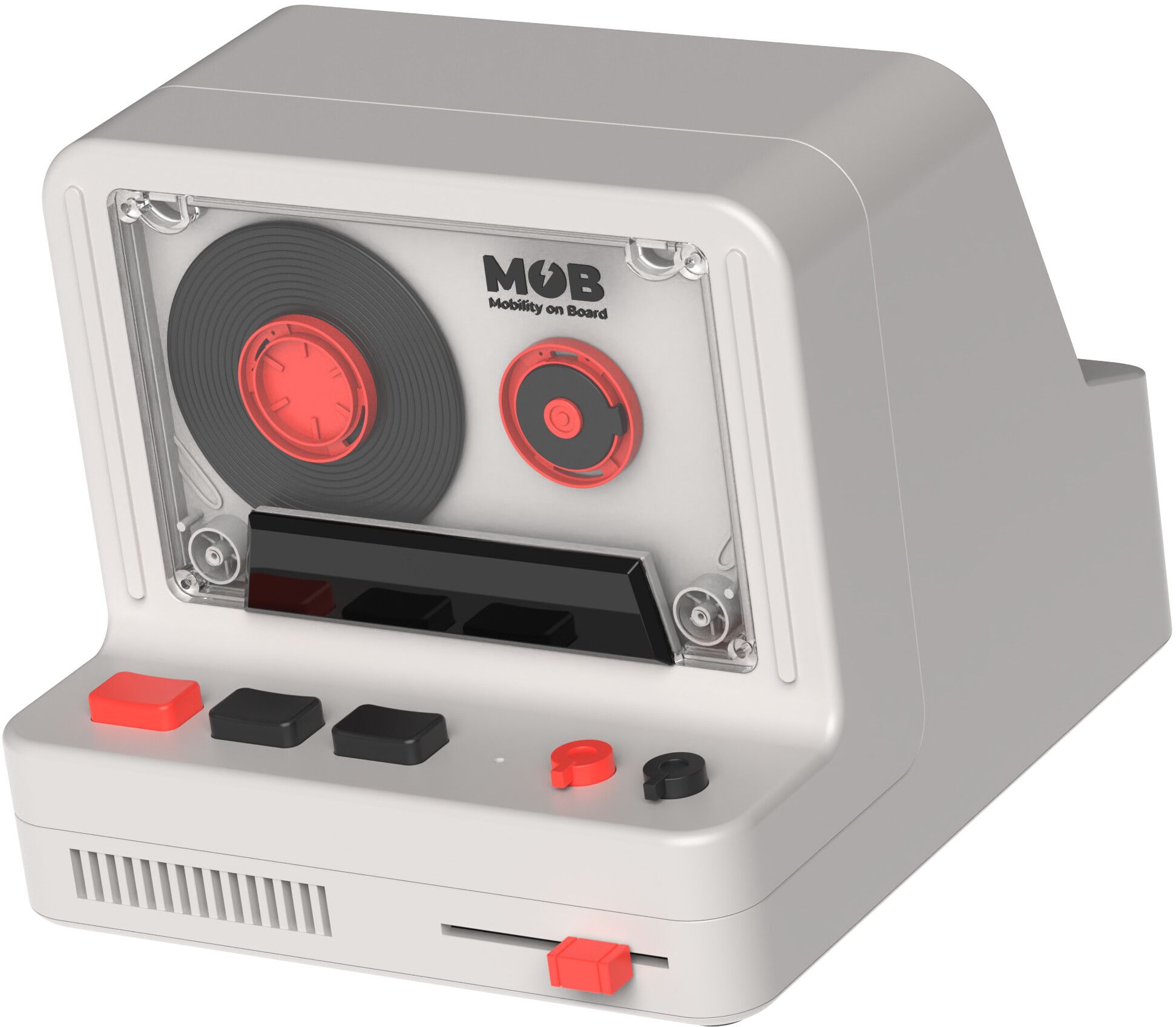 MOB Retro kamera høyttaler - Grå