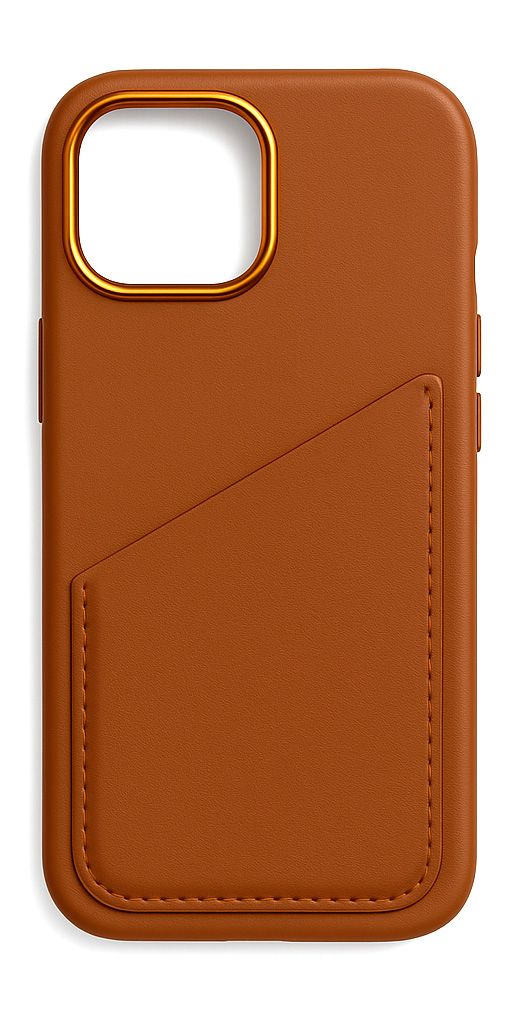 Moobio skinnkortdeksel (iPhone 14 Pro) - Brun