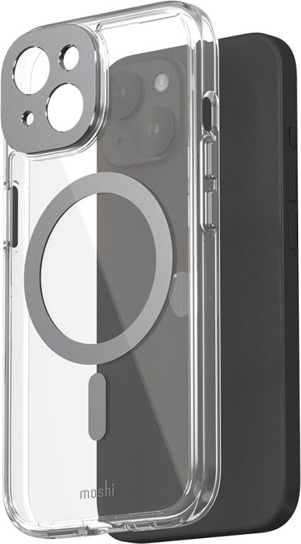 Moshi iGlaze-deksel (iPhone 15) - Grå