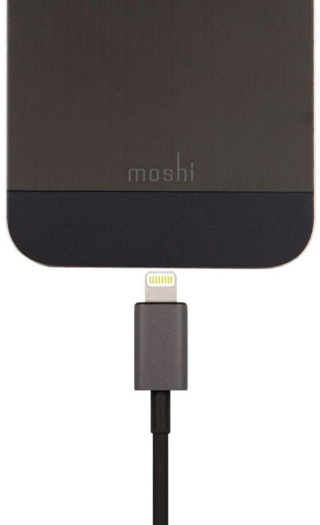 Moshi USB-A til lynkabel - 1 meter svart