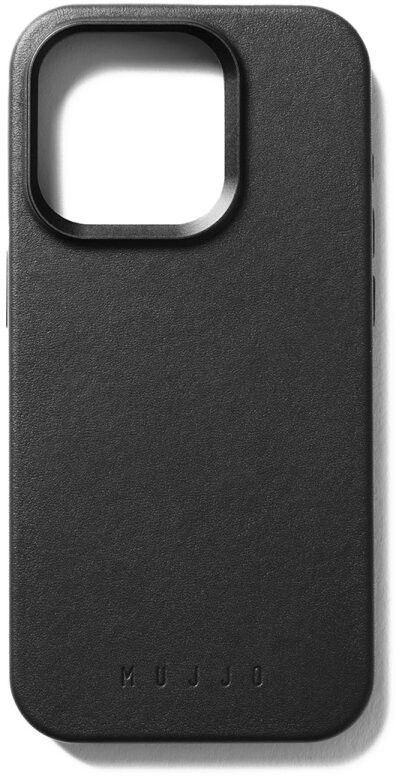 Mujjo Full Leather Case (iPhone 15 Pro) - Svart