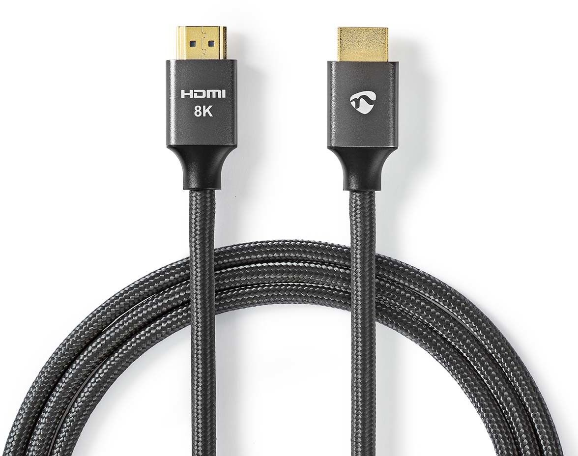 Nedis Fabritallic HDMI-kabel 8K - 2 meter