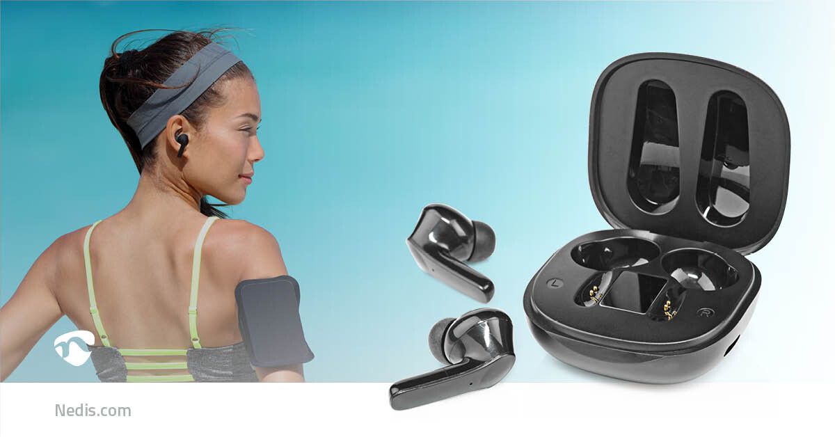 Nedis Fully Wireless Earphones with Battery Level Indicator