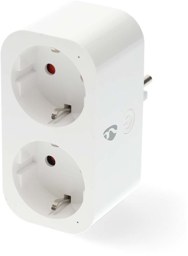 Nedis SmartLife Smart Plug WiFi Power meter 3680W Type F (CEE 7/7) White