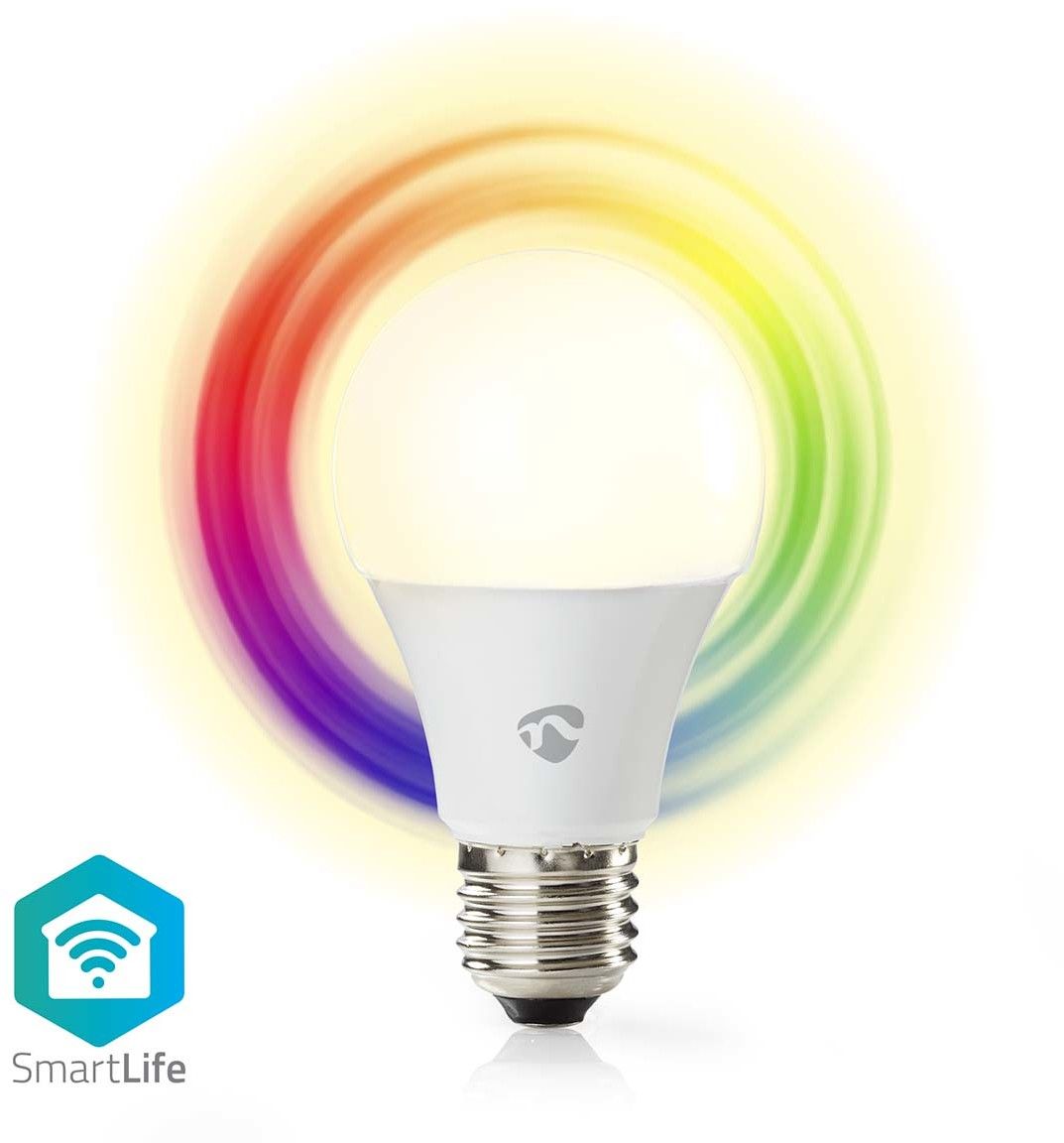 Nedis SmartLife Wi-Fi Smart RGB-pære E27 9W - 2-pack