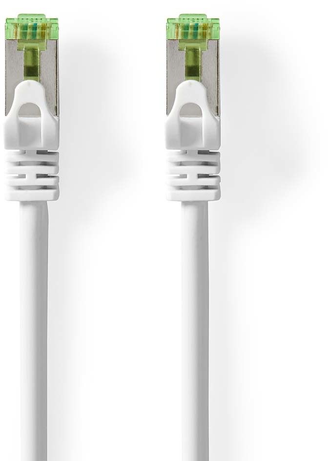 Nedis White Nettverkskabel Cat 7 - Ethernet-kabel - 0,5 meter