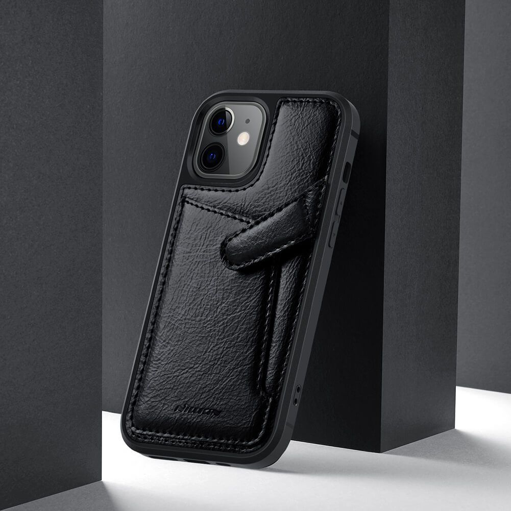 Nillkin Aoge skinntrekk (iPhone 12/12 Pro) - Svart