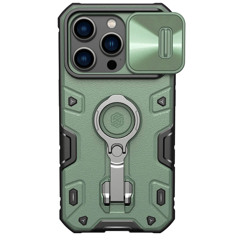 Nillkin CamShield Armor Pro (iPhone 14 Pro Max) - Grön
