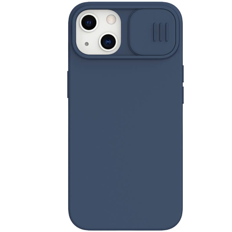 Nillkin CamShield silikondeksel (iPhone 14 Pro) - Blå