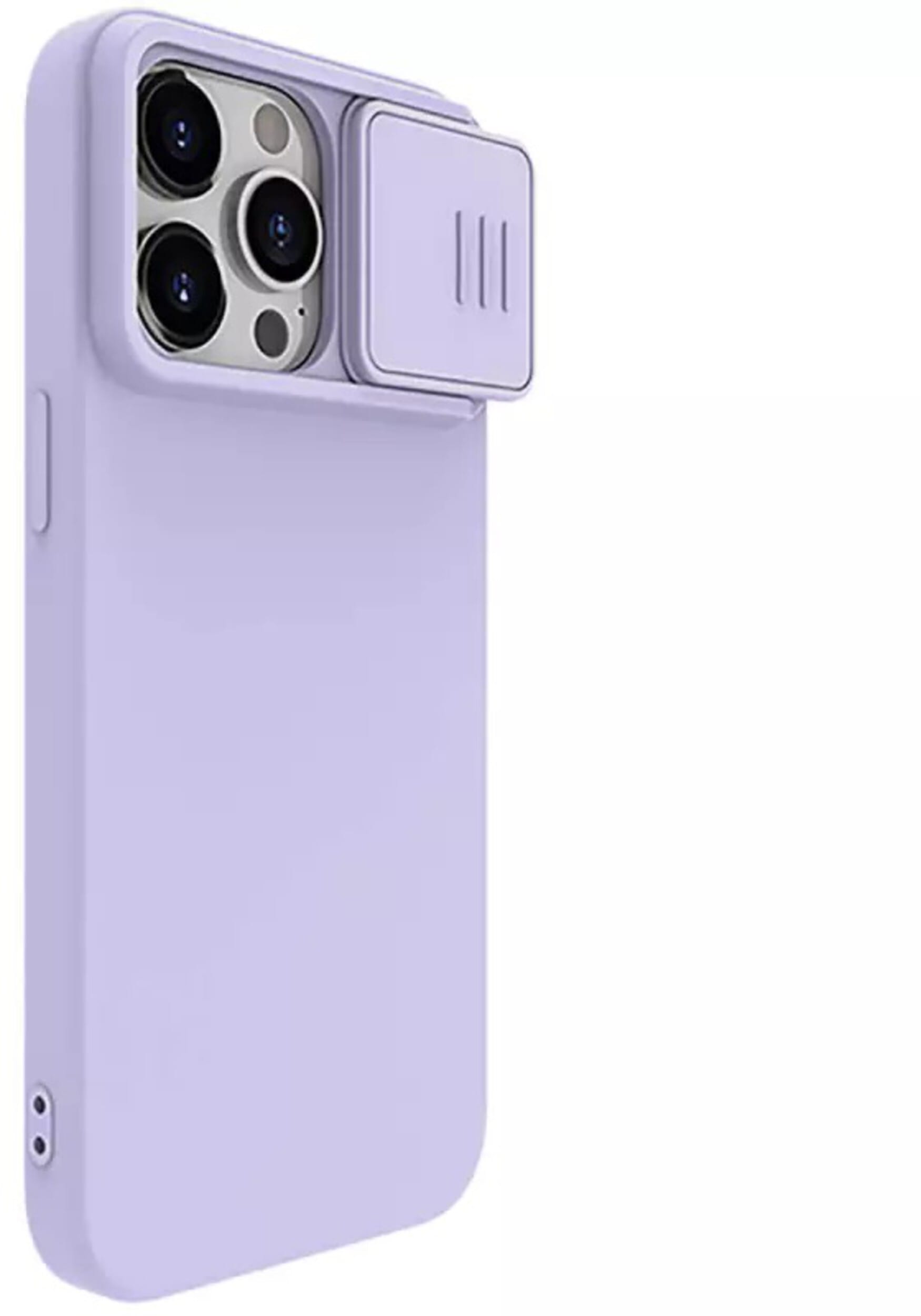 Nillkin CamShield Silikonetui (iPhone 15 Plus) - Lila