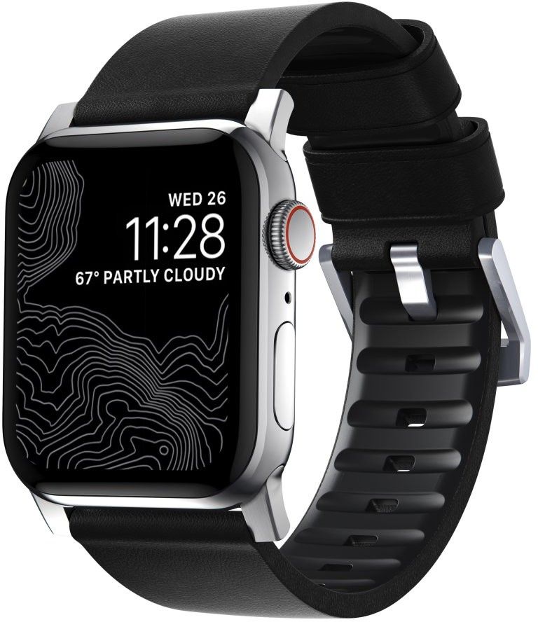Nomad - Active Strap Pro (Watch 49/46/45/44/42mm) - Svart/silver