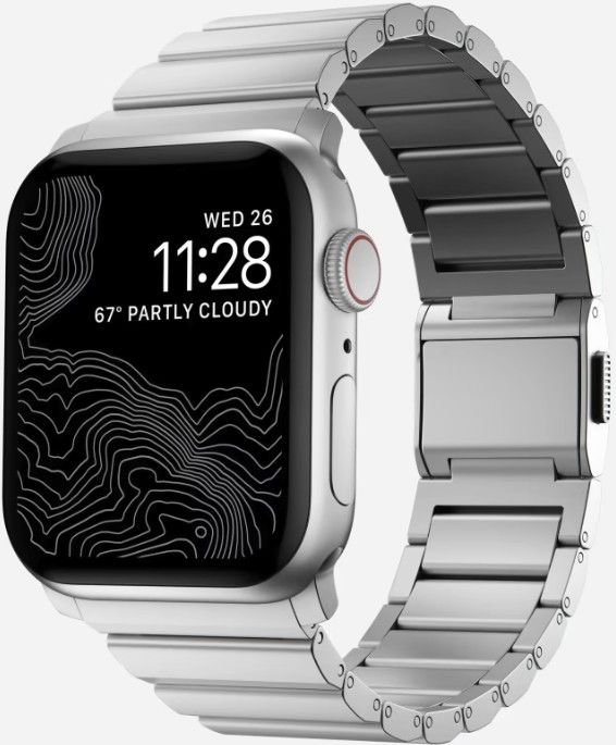 Nomad Aluminum Band (Watch 49/46/45/44/42mm) - Sølv