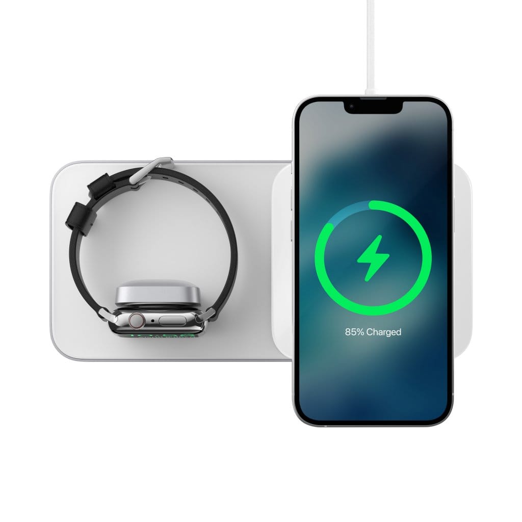 Nomad Base One Max med MagSafe - Sølv