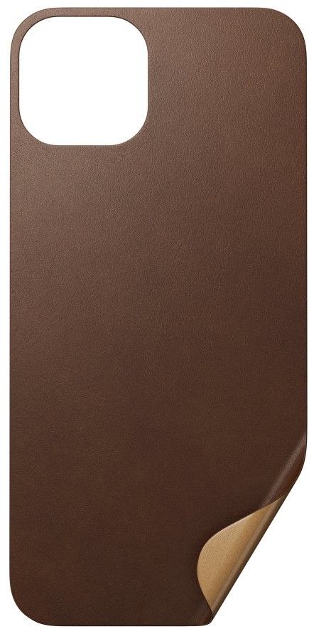 Nomad Leather Skin (iPhone 13) - Brun