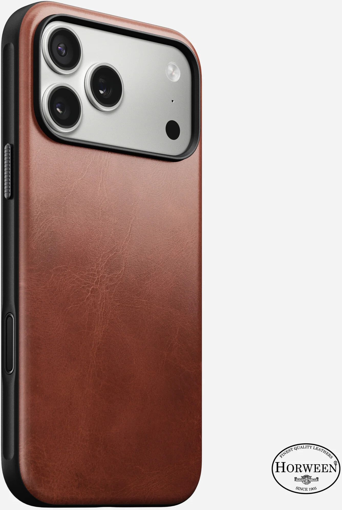 Nomad Modern Horween skinndeksel (iPhone 17 Pro Max) - Horween