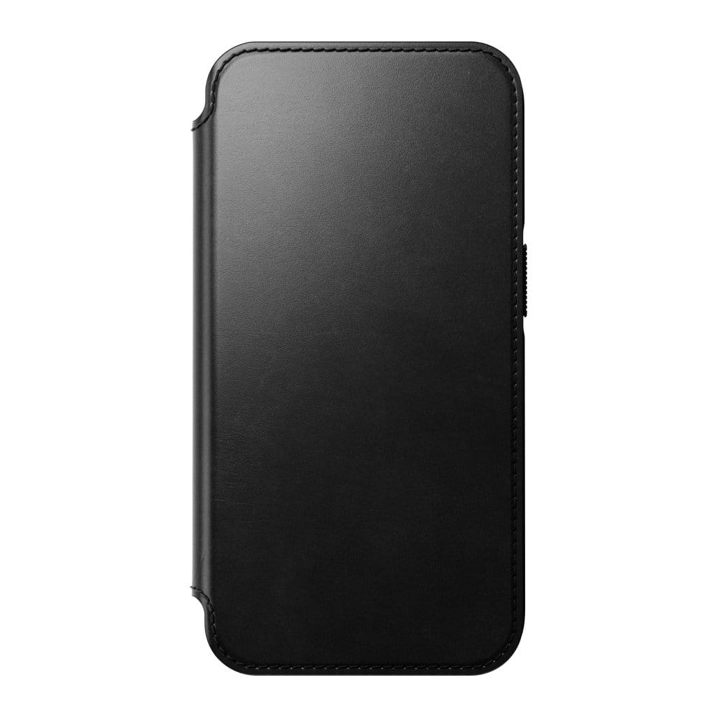 Nomad Modern Horween Leather Folio (iPhone 14 Pro) - Svart
