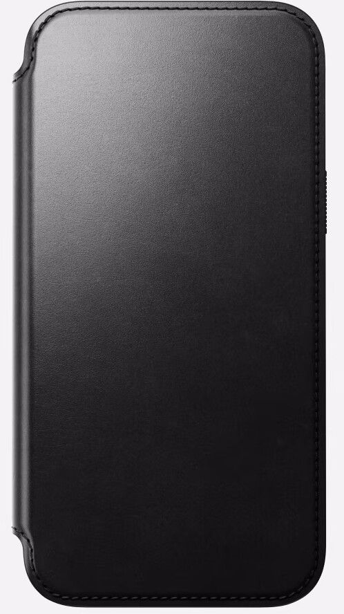 Nomad Modern Horween Leather Folio (iPhone 15 Pro Max) - Svart