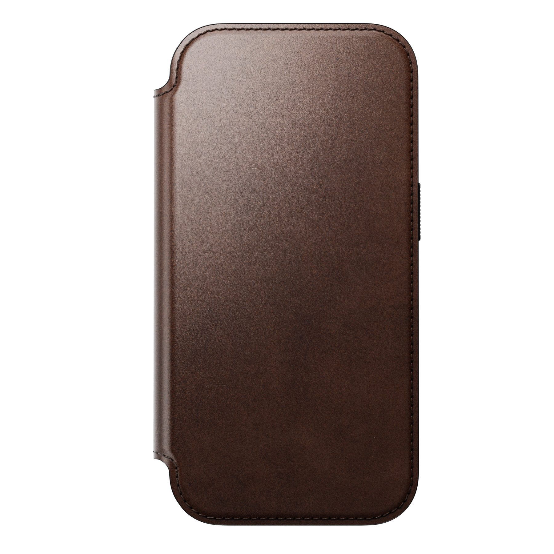 Nomad Modern Horween Leather Folio (iPhone 17 Pro/18 Pro) - Brun