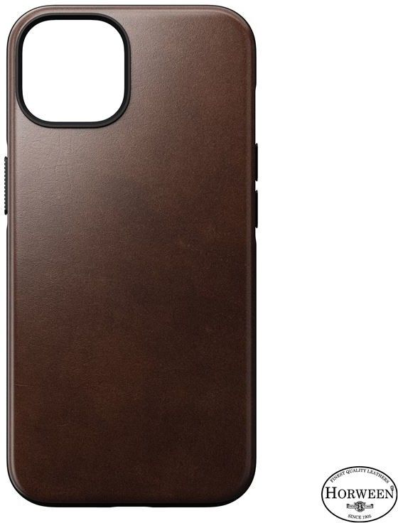 Nomad Modern Lærveske (iPhone 14) - Mørkebrun
