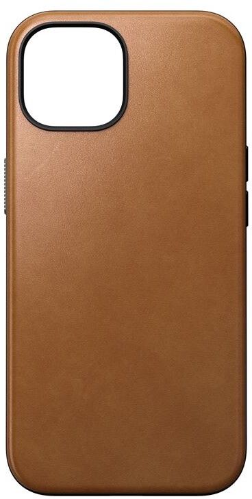 Nomad Modern Leather Case - english tan - iPhone 15