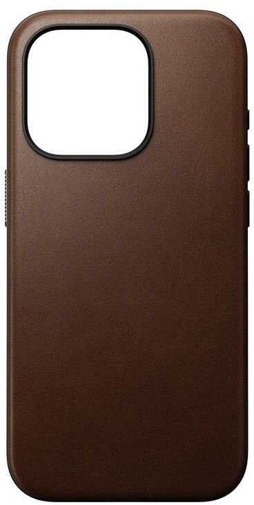 Nomad Modern Leather Case (iPhone 15 Pro) - Mörkbrun