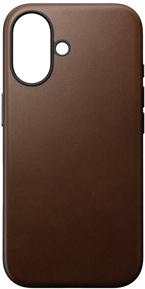 Nomad Modern Lærveske (iPhone 16) - Brun