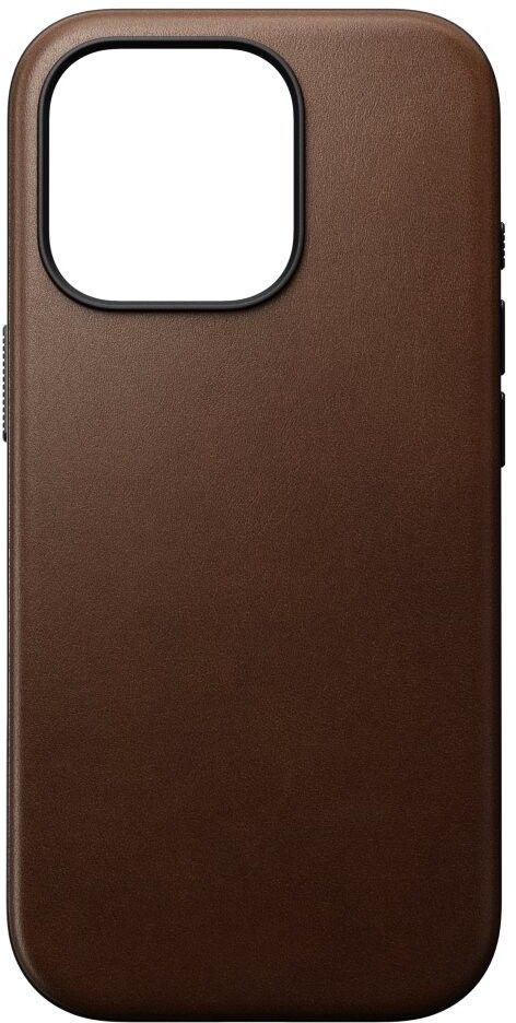Nomad Modern Lærveske (iPhone 16 Pro) - Mørk brun