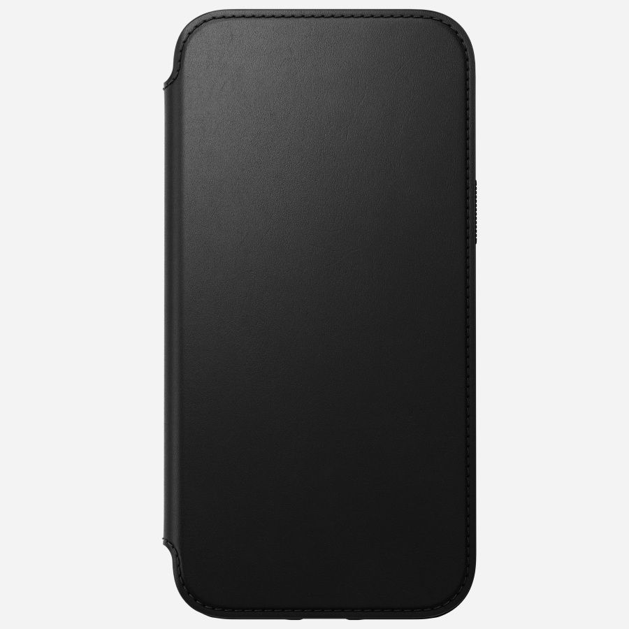 Nomad Modern Leather Folio (iPhone 13 Pro Max) - Svart